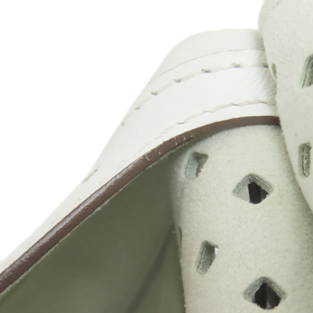 LOUIS VUITTON M93997 Saumur Perforated Perfo Shoulder Bag Calf Ladies [Used]