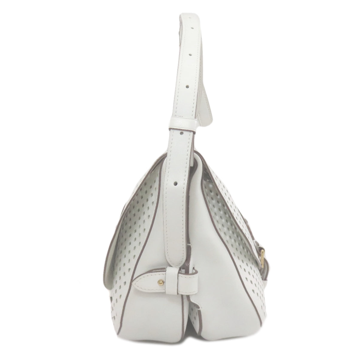 LOUIS VUITTON M93997 Saumur Perforated Perfo Shoulder Bag Calf Ladies [Used]