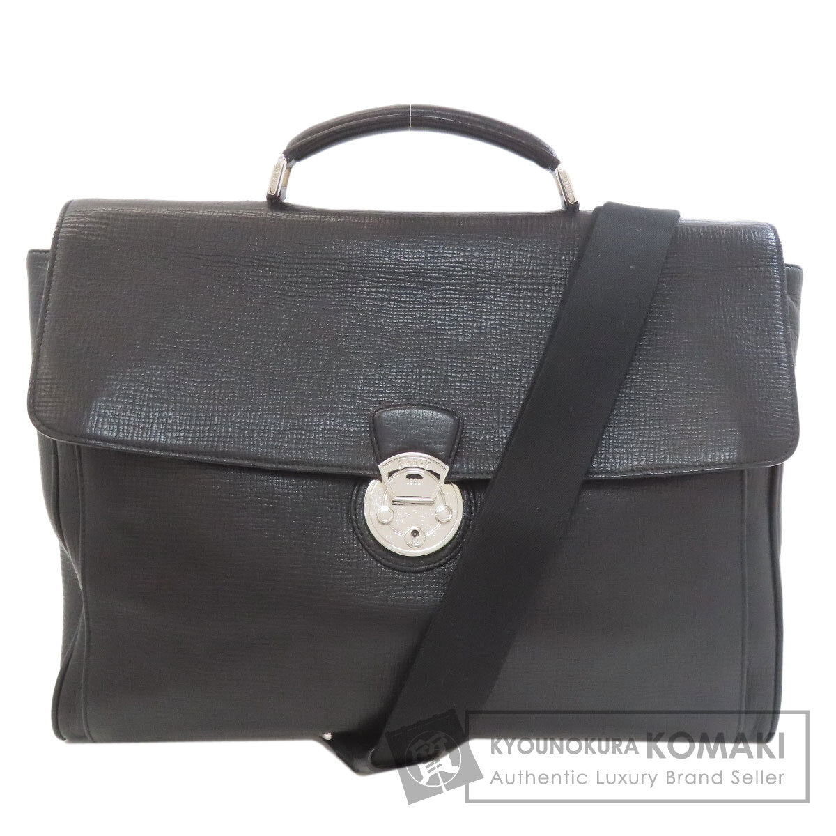 BALLY 2WAY Business bag Leather mens [Used]