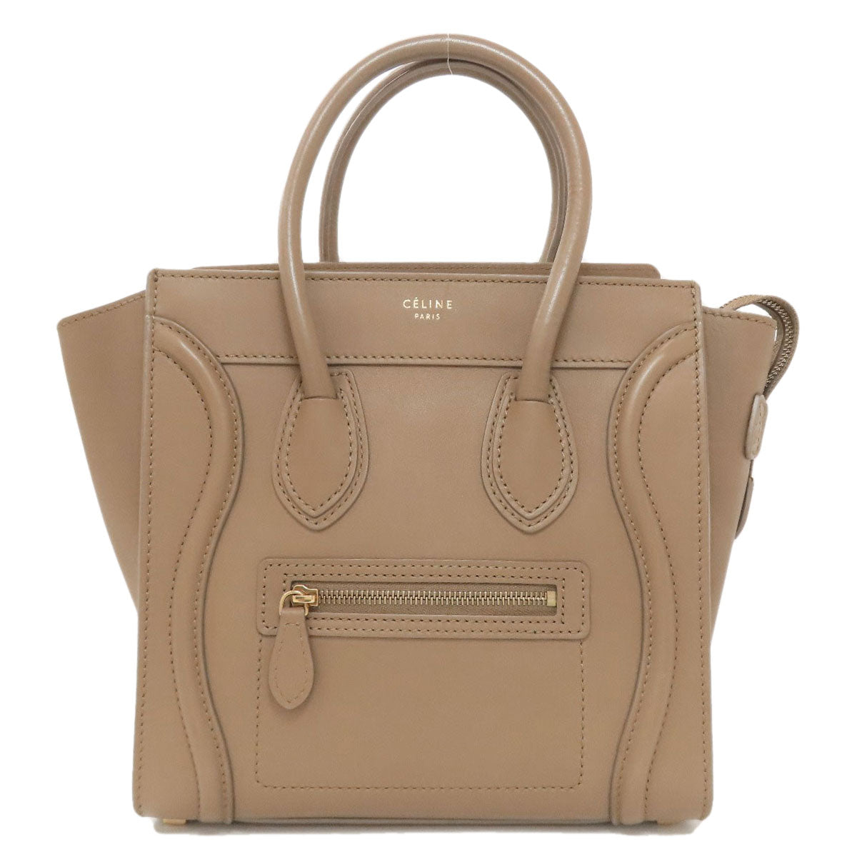 CELINE Luggage micro Handbag Calf Ladies [Used]