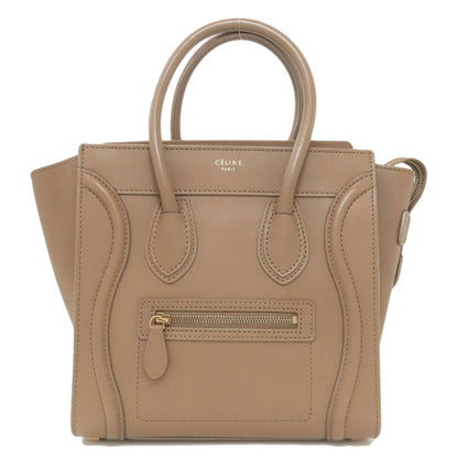 CELINE Luggage micro Handbag Calf Ladies [Used]