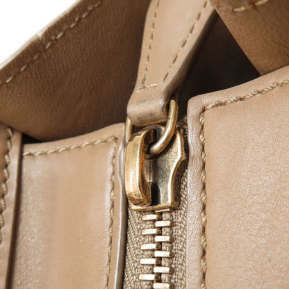 CELINE Luggage micro Handbag Calf Ladies [Used]