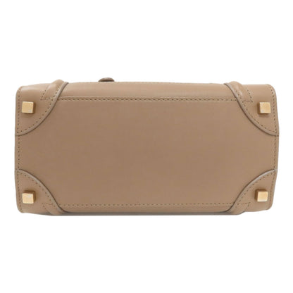 CELINE Luggage micro Handbag Calf Ladies [Used]
