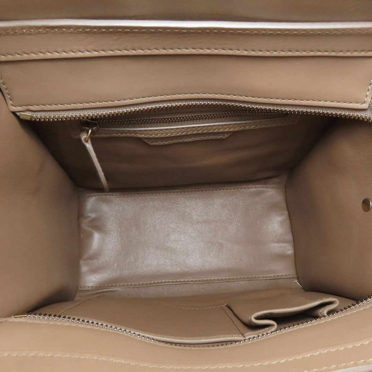 CELINE Luggage micro Handbag Calf Ladies [Used]