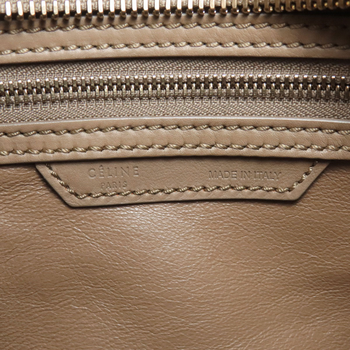 CELINE Luggage micro Handbag Calf Ladies [Used]