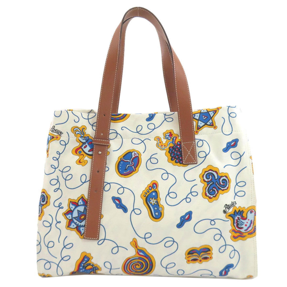 LOEWE Paula's Ibiza Tote Bag Canvas Ladies [Used]