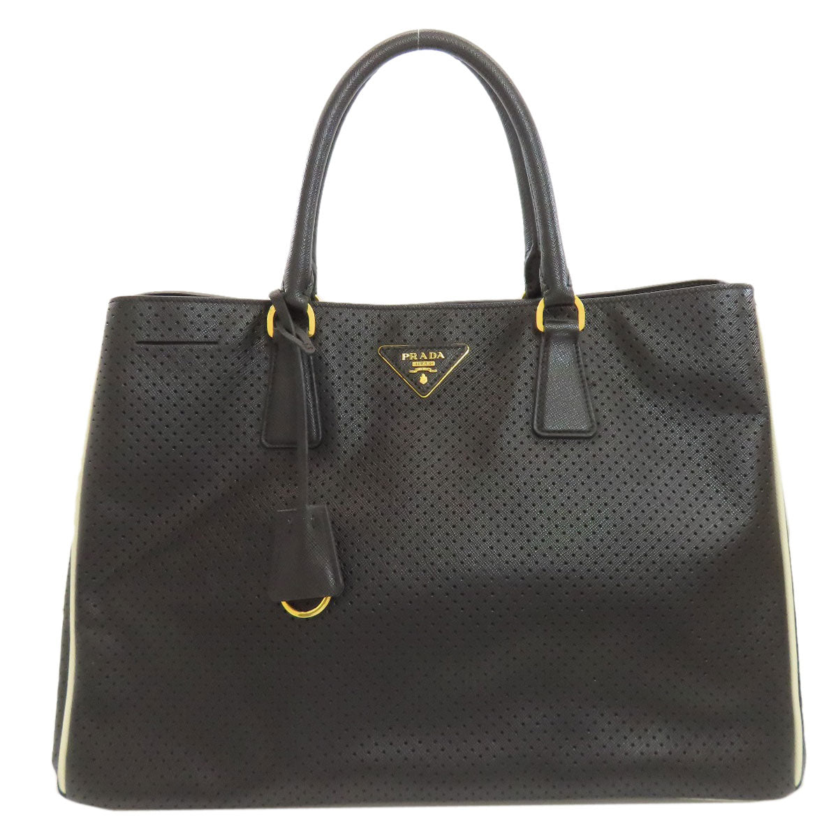 PRADA punching Tote Bag Safiano Ladies [Used]