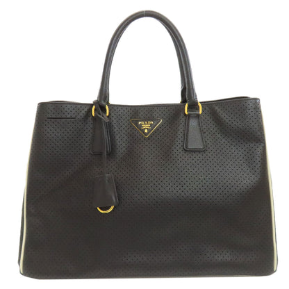 PRADA punching Tote Bag Safiano Ladies [Used]