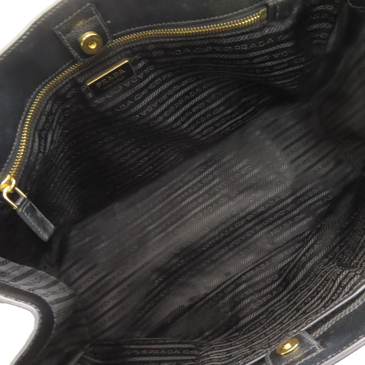 PRADA punching Tote Bag Safiano Ladies [Used]