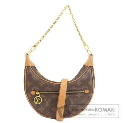 LOUIS VUITTON M81098 loop Shoulder Bag Monogram canvas Ladies [Used]