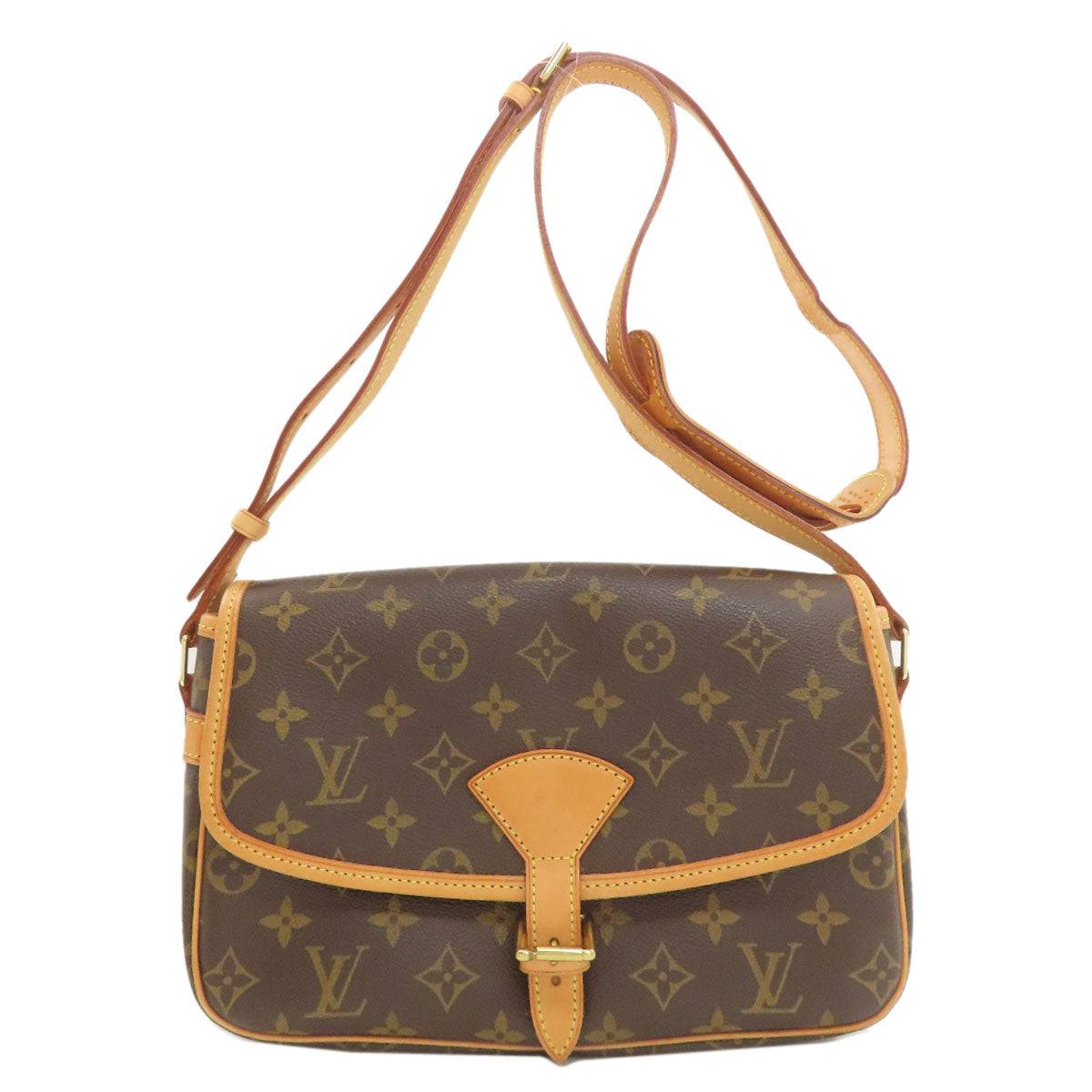 LOUIS VUITTON M42250 Sologne Shoulder Bag Monogram canvas Ladies [Used]