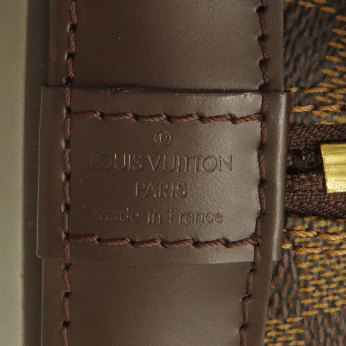 LOUIS VUITTON N51131 Alma Handbag Damier canvas Ladies [Used]