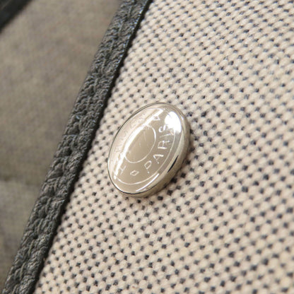 HERMES Garden Party PM Silver Hardware Tote Bag Tower ash Ladies [Used]