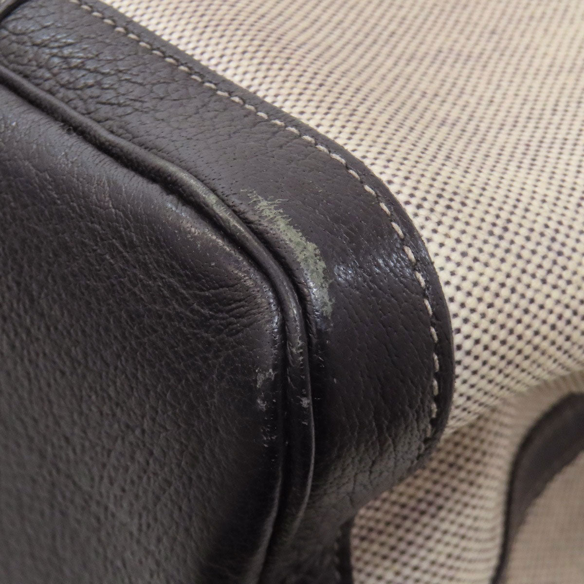 HERMES Garden Party PM Silver Hardware Tote Bag Tower ash Ladies [Used]