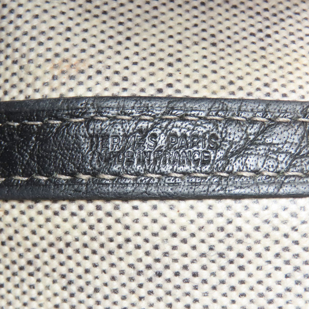 HERMES Garden Party PM Silver Hardware Tote Bag Tower ash Ladies [Used]