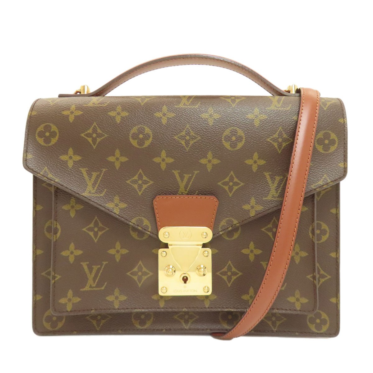 LOUIS VUITTON M51185 Monceau Handbag Monogram canvas Ladies [Used]