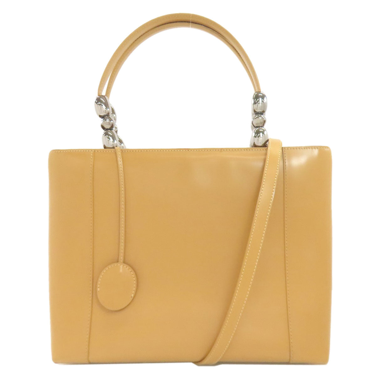 CHRISTIAN DIOR Marispearl 2WAY Handbag Leather Ladies [Used]