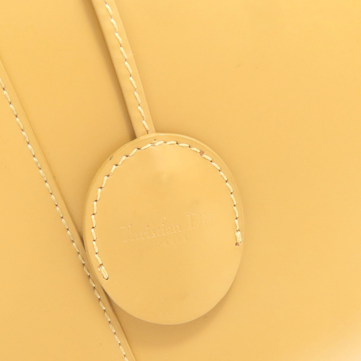 CHRISTIAN DIOR Marispearl 2WAY Handbag Leather Ladies [Used]