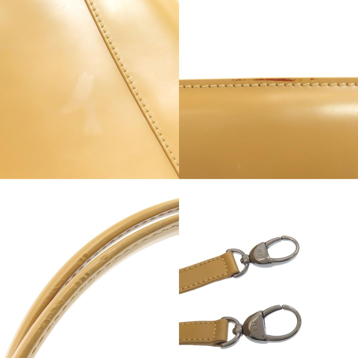 CHRISTIAN DIOR Marispearl 2WAY Handbag Leather Ladies [Used]