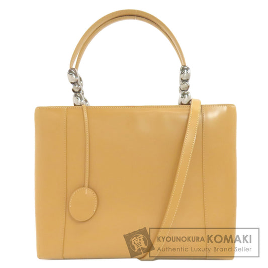 CHRISTIAN DIOR Marispearl 2WAY Handbag Leather Ladies [Used]