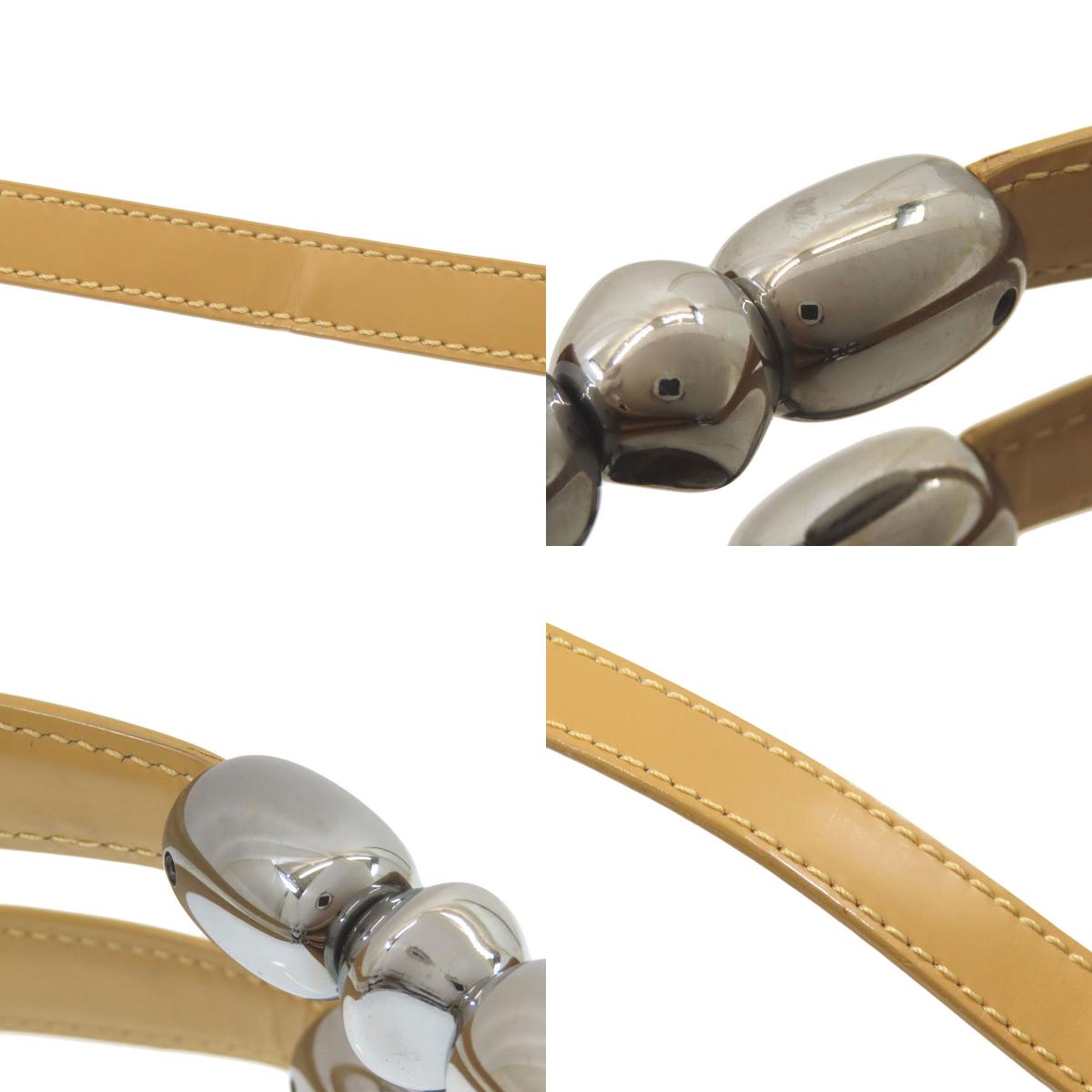 CHRISTIAN DIOR Marispearl 2WAY Handbag Leather Ladies [Used]