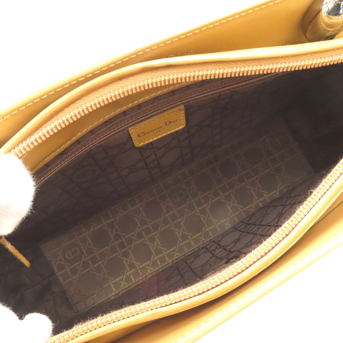 CHRISTIAN DIOR Marispearl 2WAY Handbag Leather Ladies [Used]