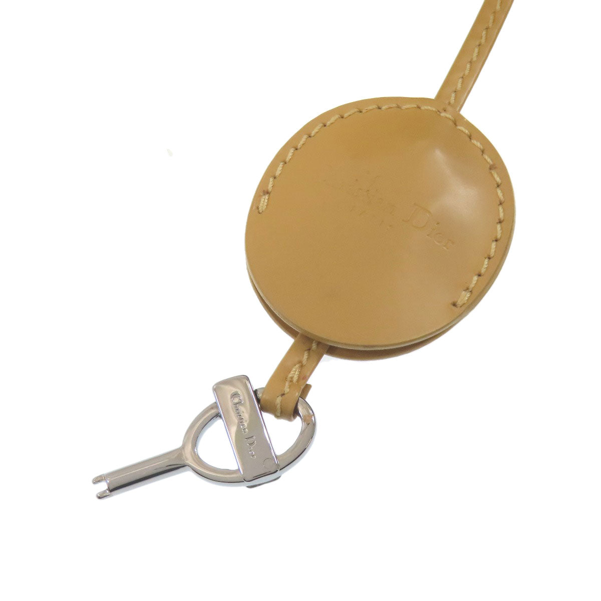 CHRISTIAN DIOR Marispearl 2WAY Handbag Leather Ladies [Used]