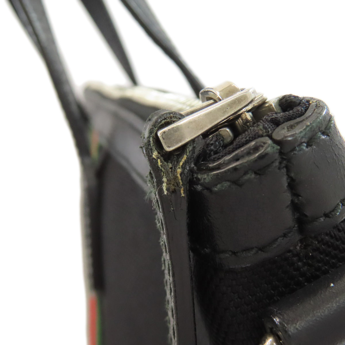 GUCCI 368559 Shelly line 2WAY Handbag Nylon canvas Ladies [Used]