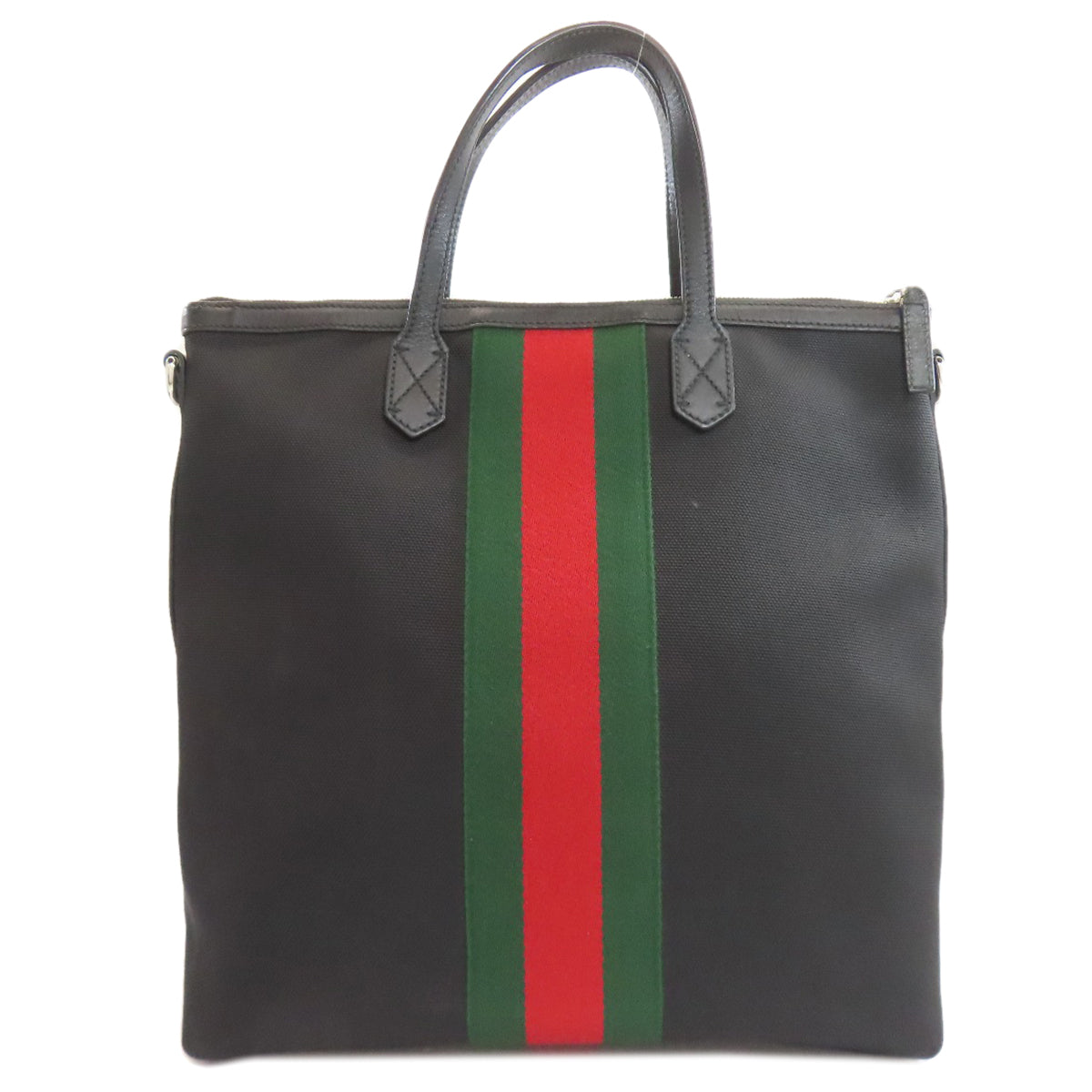 GUCCI 368559 Shelly line 2WAY Handbag Nylon canvas Ladies [Used]