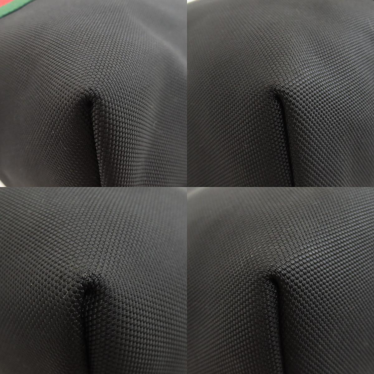 GUCCI 368559 Shelly line 2WAY Handbag Nylon canvas Ladies [Used]