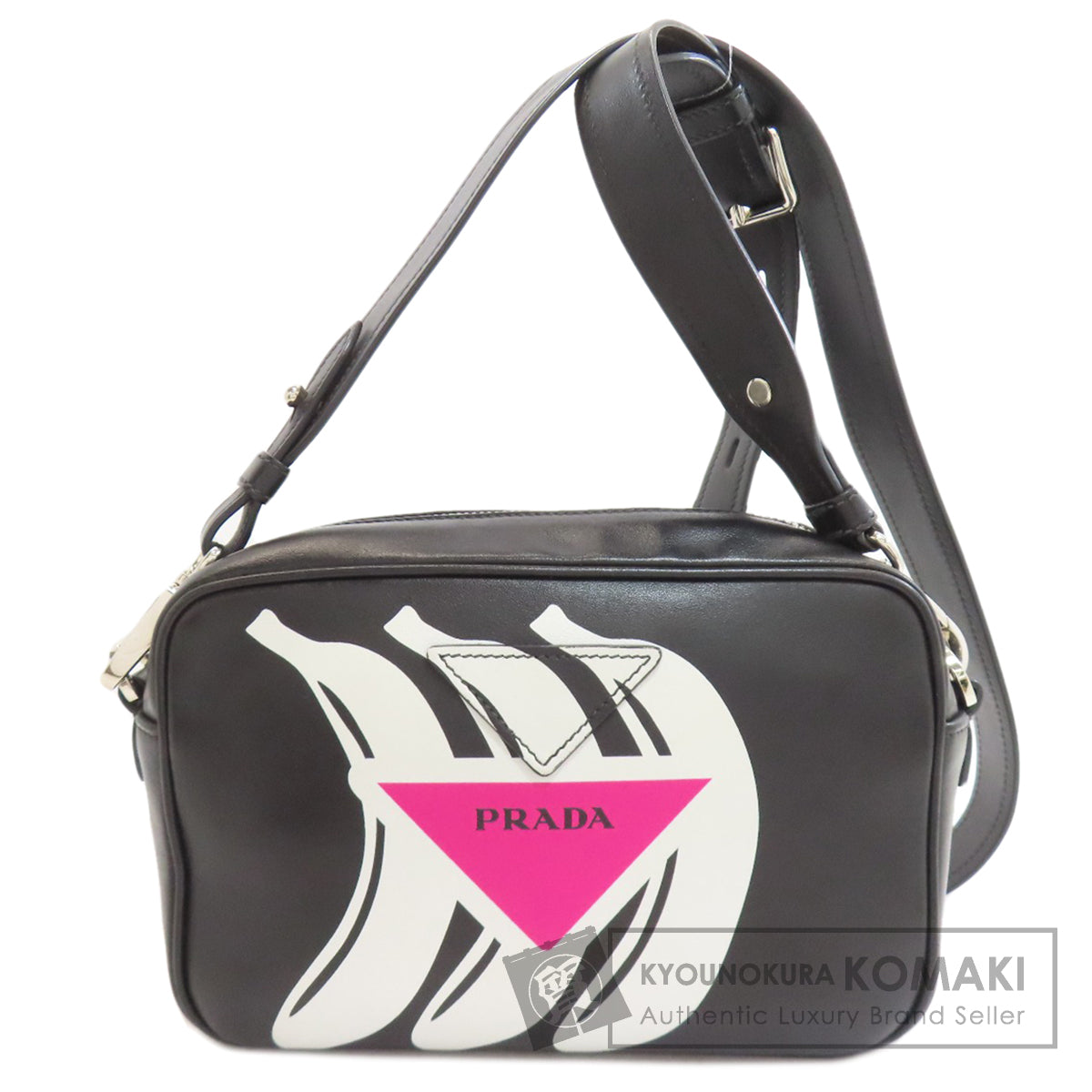 PRADA banana Shoulder Bag Calf Ladies [Used]