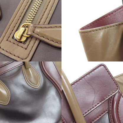 CELINE Luggage micro Tote Bag Calf Ladies [Used]