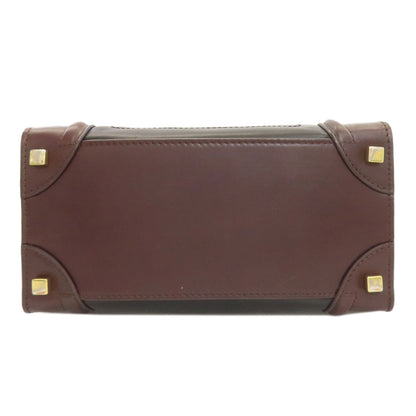 CELINE Luggage micro Tote Bag Calf Ladies [Used]