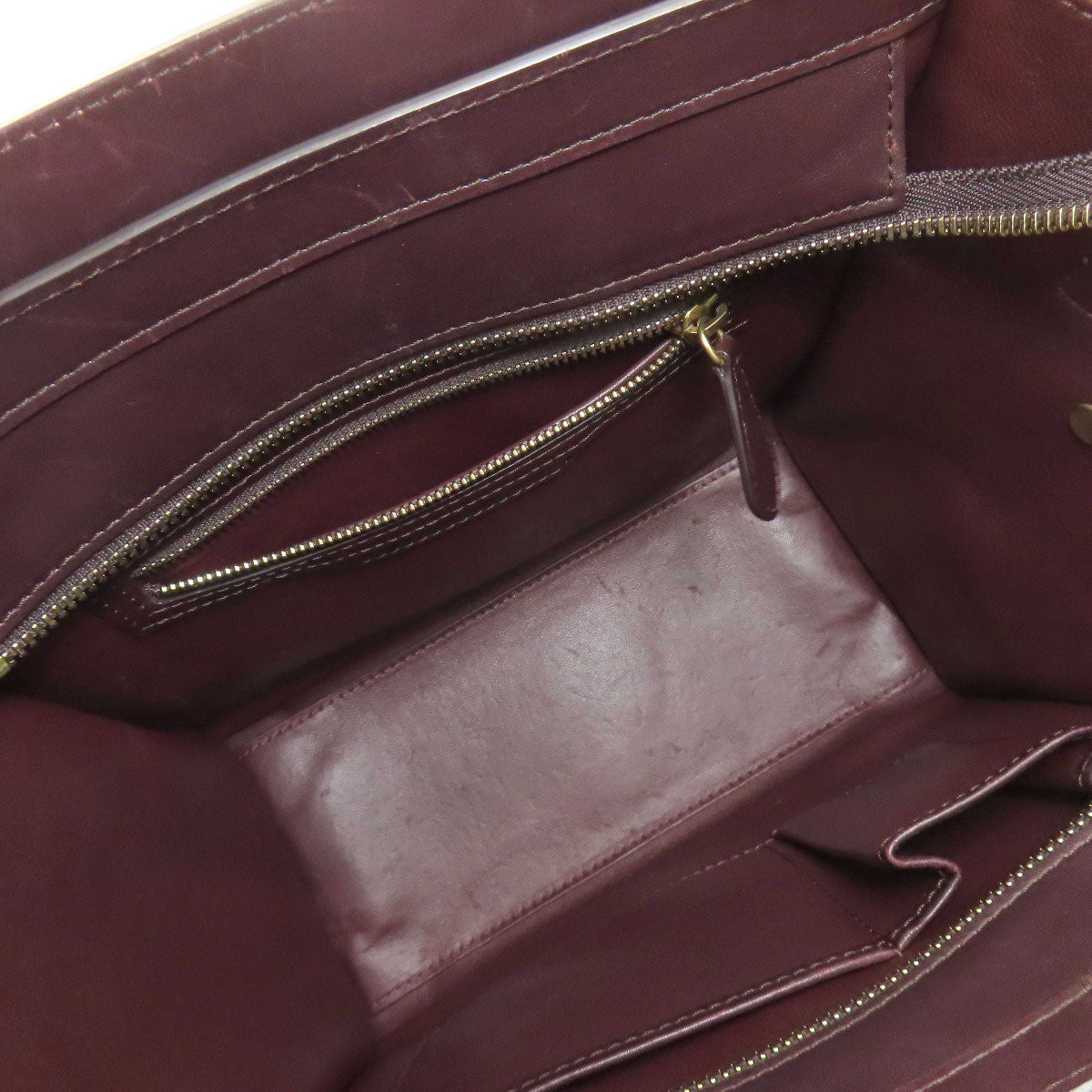 CELINE Luggage micro Tote Bag Calf Ladies [Used]