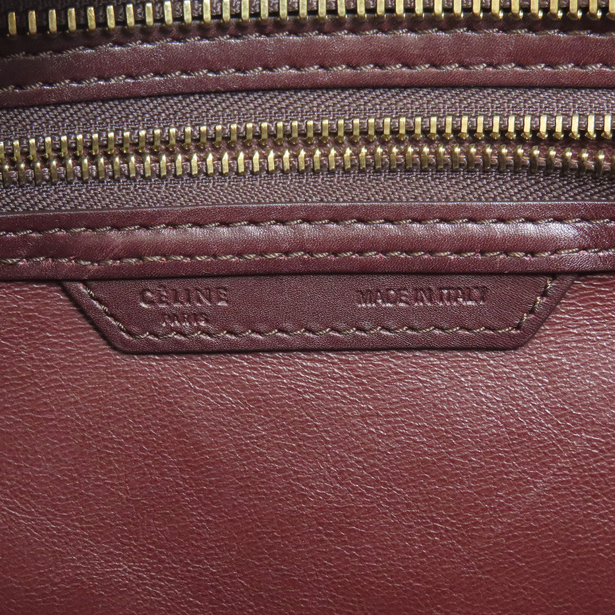 CELINE Luggage micro Tote Bag Calf Ladies [Used]