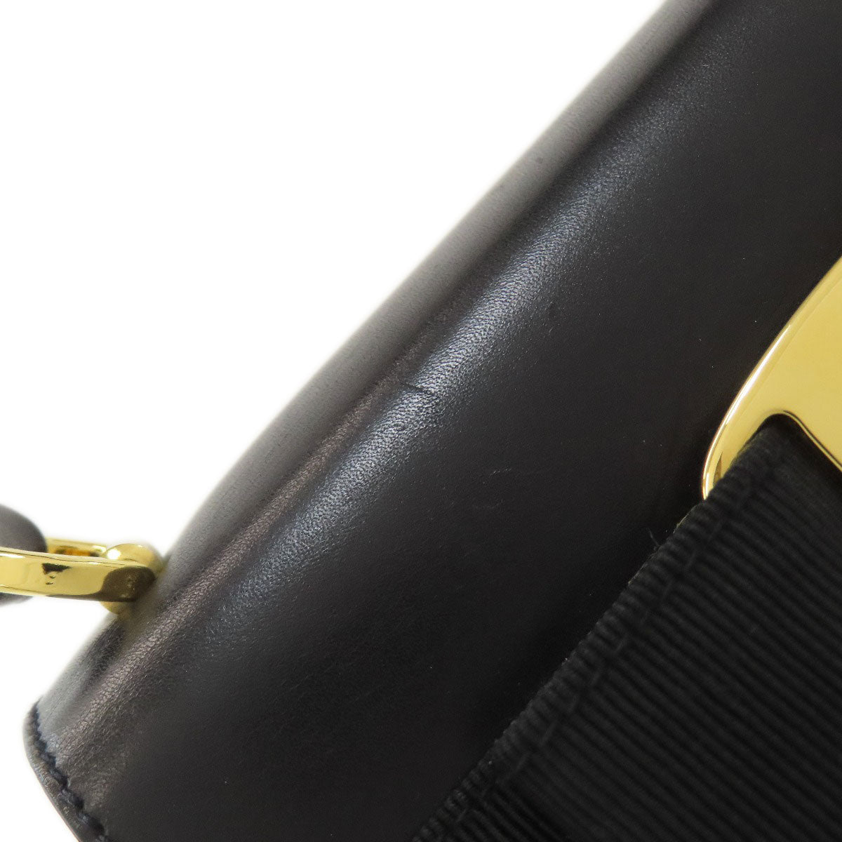 Salvatore Ferragamo GanciniHardware 2WAY Handbag Leather Ladies [Used]