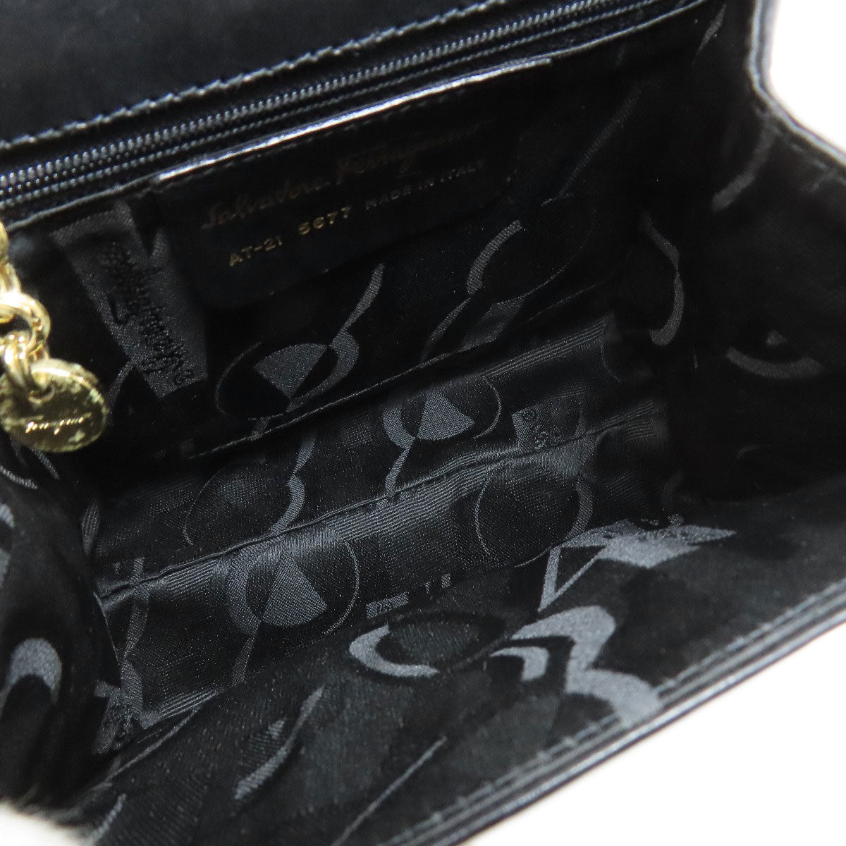 Salvatore Ferragamo GanciniHardware 2WAY Handbag Leather Ladies [Used]