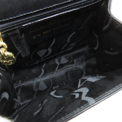 Salvatore Ferragamo GanciniHardware 2WAY Handbag Leather Ladies [Used]