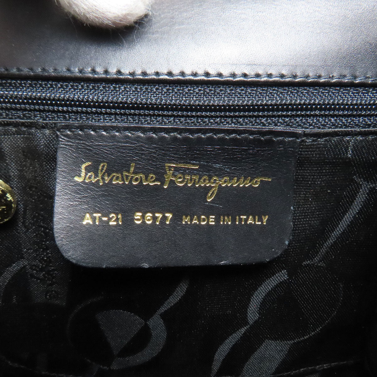 Salvatore Ferragamo GanciniHardware 2WAY Handbag Leather Ladies [Used]