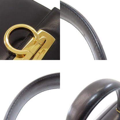 Salvatore Ferragamo GanciniHardware 2WAY Handbag Leather Ladies [Used]