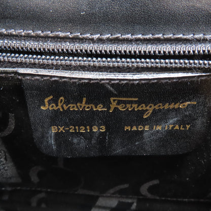 Salvatore Ferragamo GanciniHardware 2WAY Handbag Leather Ladies [Used]