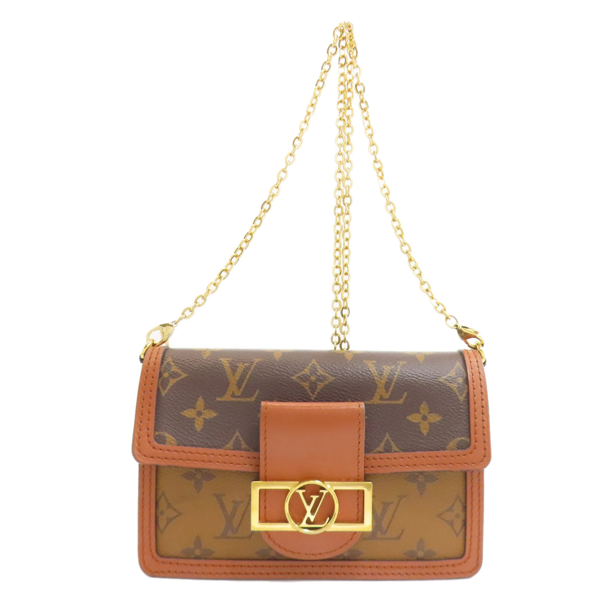 LOUIS VUITTON M68746 Portefeiulle Dauphine Shoulder Bag Monogram canvas Monogram Reverse CanvasLadies [Used]