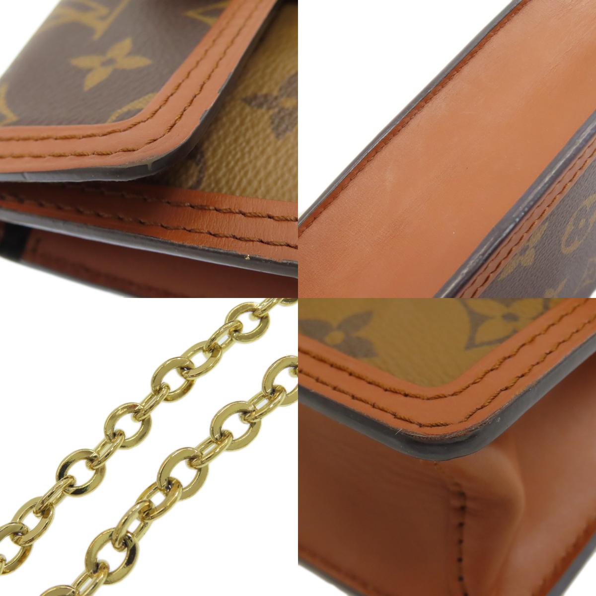 LOUIS VUITTON M68746 Portefeiulle Dauphine Shoulder Bag Monogram canvas Monogram Reverse CanvasLadies [Used]