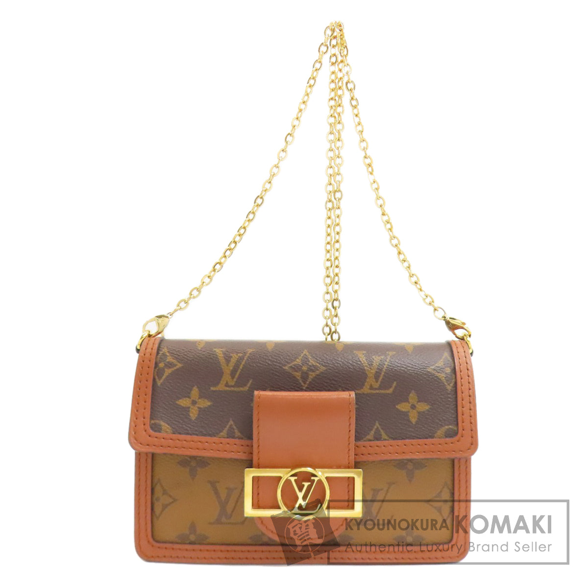 LOUIS VUITTON M68746 Portefeiulle Dauphine Shoulder Bag Monogram canvas Monogram Reverse CanvasLadies [Used]