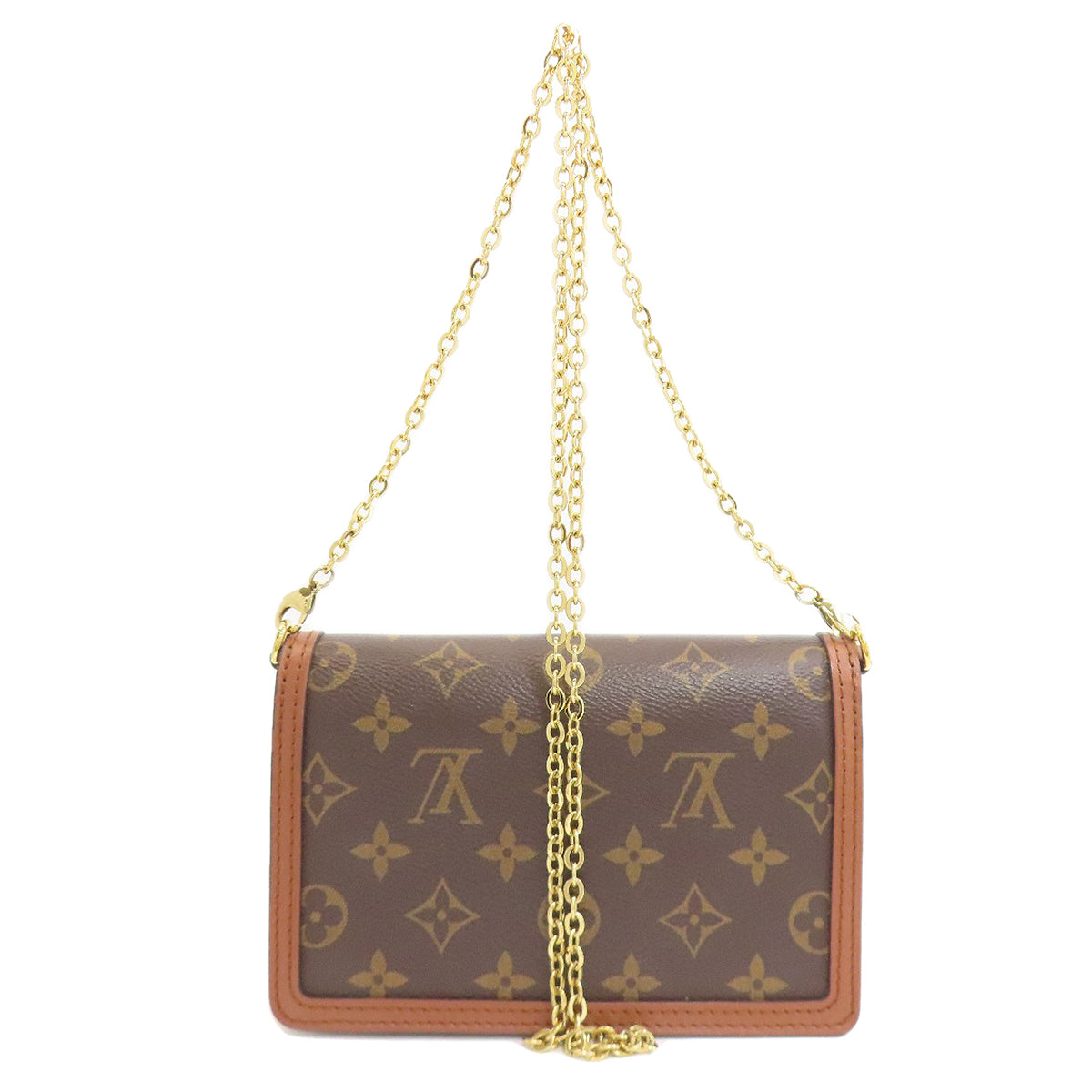 LOUIS VUITTON M68746 Portefeiulle Dauphine Shoulder Bag Monogram canvas Monogram Reverse CanvasLadies [Used]