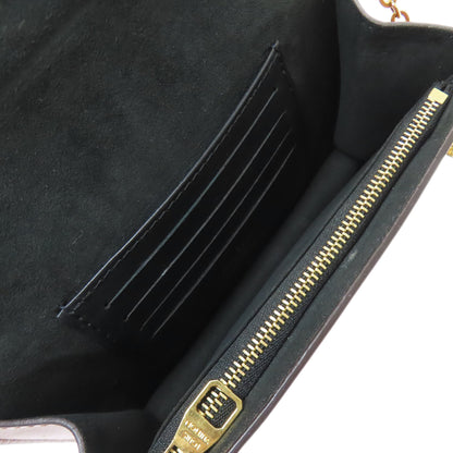 LOUIS VUITTON M68746 Portefeiulle Dauphine Shoulder Bag Monogram canvas Monogram Reverse CanvasLadies [Used]