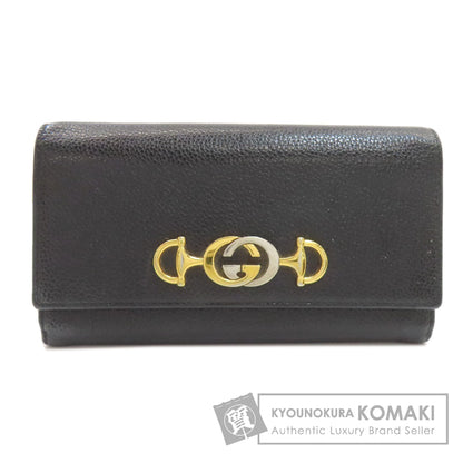 GUCCI 573612 Zumi Continental Wallet Long wallet (with coin pocket) Leather Ladies [Used]