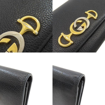 GUCCI 573612 Zumi Continental Wallet Long wallet (with coin pocket) Leather Ladies [Used]