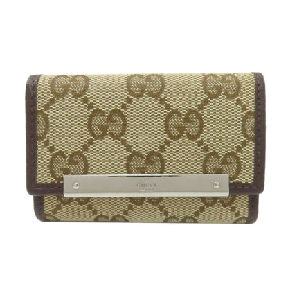 GUCCI 127048 GG canvas key holder Canvas Ladies [Used]