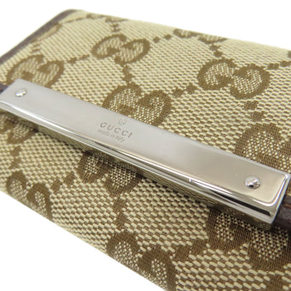 GUCCI 127048 GG canvas key holder Canvas Ladies [Used]